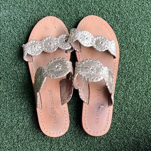 Jack Rogers Metallic Sandals for Girls